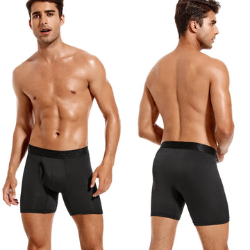 AIDASE  -  5pcs Front opening Boxers man polyester underpants men underwear sexy Men's panties gifts Mens boxer shorts calecon aidase-shop